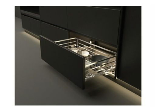 Rổ kéo để xoong nồi Cucina 600mm Mạ Chrome 549.08.224 - 1