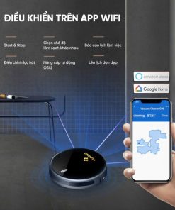 ROBOT HÚT BỤI TỰ ĐỔ RÁC HUBERT HB-A68-PLUS - 19