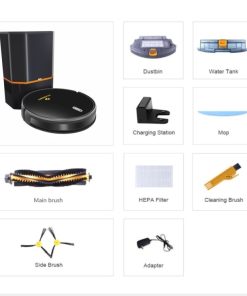 ROBOT HÚT BỤI TỰ ĐỔ RÁC HUBERT HB-A68-PLUS - 15