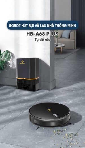 ROBOT HÚT BỤI TỰ ĐỔ RÁC HUBERT HB-A68-PLUS - 21