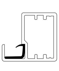 Ron cao su cho kính 4-6 mm Hafele 563.86.482