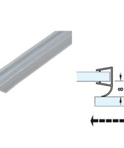 Ron cửa kính cho cửa trượt Hafele 10-12mm 950.50.017