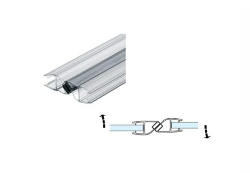 Ron cửa kính nam châm 180 độ Hafele cho kính 8-10mm 950.50.030 - 1