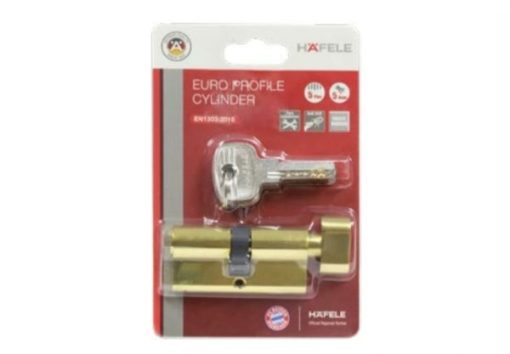 Ruột khoá 1 đầu chìa 1 đầu vặn Häfele 65mm 489.56.005 - 1