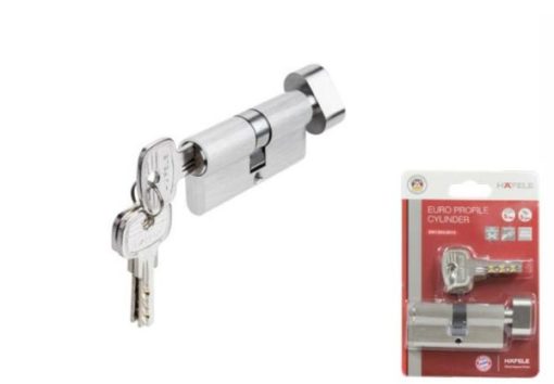Ruột khoá 1 đầu chìa 1 đầu vặn Häfele 71mm 489.56.004 - 1