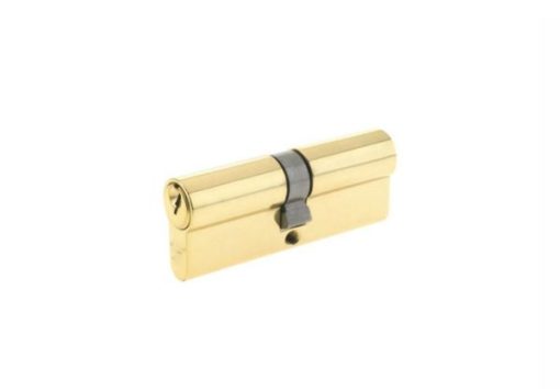 Ruột khóa 2 đầu chìa màu đồng bóng Hafele 916.96.601 - 1