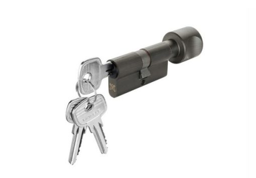 Ruột khóa Hafele một đầu chìa, một đầu vặn dài 81mm 916.64.928 - 1