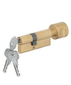 Ruột khóa Häfele 1 đầu chìa 1 đầu vặn 65mm 916.96.666