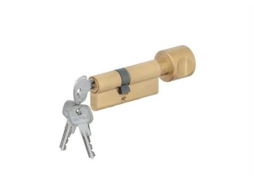 Ruột khóa Häfele 1 đầu chìa 1 đầu vặn 65mm 916.96.666 - 1