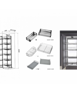 Tủ đồ khô 6 tầng Maadela MP-GS05-02C - 13