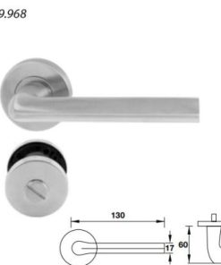 Tay nắm gạt Hafele cho phòng vệ sinh 903.99.968