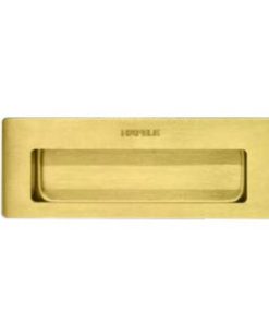 DIY Tay nắm âm 115x42mm – Màu đồng bóng PVD Hafele 489.72.140