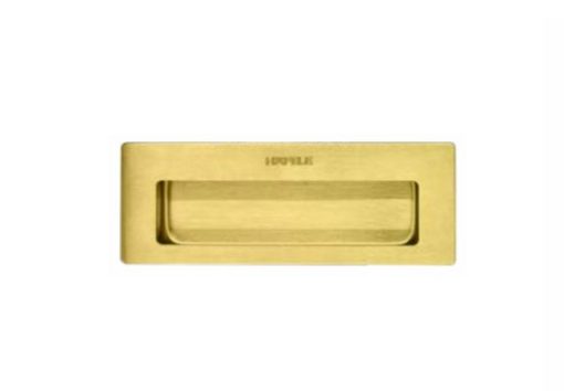 DIY Tay nắm âm 115x42mm – Màu đồng bóng PVD Hafele 489.72.140 - 1