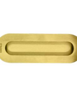 DIY Tay nắm âm 150x50mm – Màu đồng bóng PVD Hafele 489.72.143