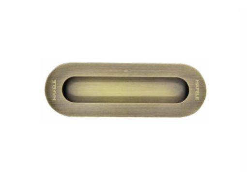 DIY Tay nắm âm 150x50mm – Màu đồng rêu Hafele 489.72.147 - 1