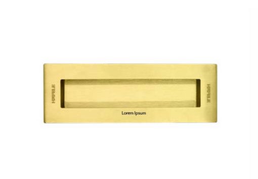 DIY Tay nắm âm 150x51mm – Màu đồng bóng PVD Hafele 489.72.142 - 1