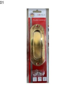 Tay nắm âm màu đồng bóng Häfele DIY 489.72.101