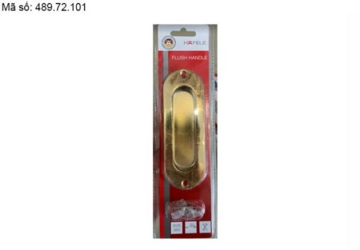 Tay nắm âm màu đồng bóng Häfele DIY 489.72.101 - 1