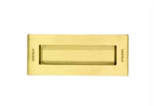 DIY Tay nắm âm 125x51mm – Màu đồng bóng PVD Hafele 489.72.141 - 1