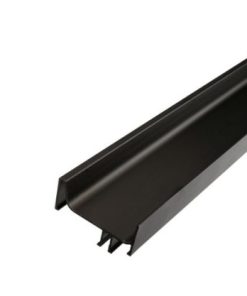 Tay nắm dọc đơn Gola/ Lắp mặt bên chiều dài hữu dụng 2400 mm màu đồng đen Hafele 126.37.970