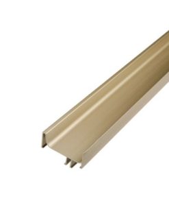Tay nắm dọc đơn Gola/ Lắp mặt bên chiều dài hữu dụng 2400 mm màu vàng Hafele 126.37.973