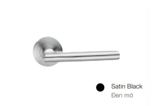 Tay nắm gạt có nắp che màu đên mờ Inox 304 Hafele 903.99.789 - 1