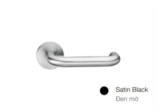 Tay nắm gạt có nắp che màu đen mờ Inox 304 Hafele 903.99.785 - 1