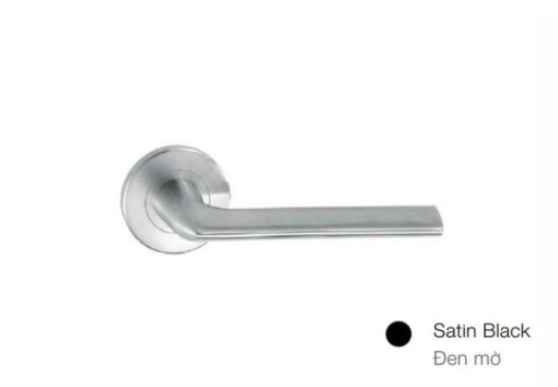Tay nắm gạt có nắp che màu đen mờ Inox 304 Hafele 903.99.793 - 1