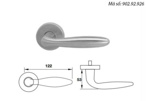 Tay nắm gạt Häfele 902.92.926 - 1