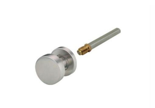 Tay nắm gạt tròn có nắp che Inox 304 Hafele 903.70.126 - 1