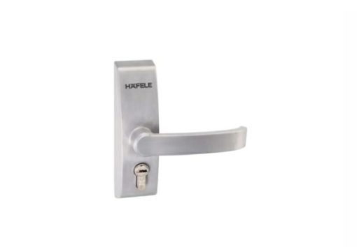 Tay nắm gạt mặt ngoài màu xám Hafele 901.02.401 - 1