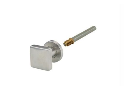 Tay nắm gạt vuông có nắp che Inox 304 Hafele 903.70.124 - 1