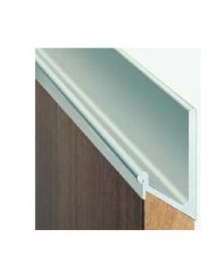 Tay nắm dạng thanh nhôm mạ màu bạc Hafele 126.35.925