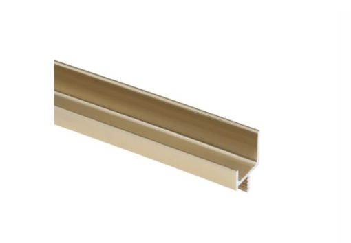 Tay nắm dạng thanh nhôm mạ màu champagne Hafele 126.21.803 - 1