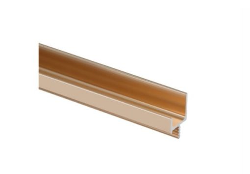 Tay nắm dạng thanh nhôm mạ màu đồng Hafele 126.21.103 - 1