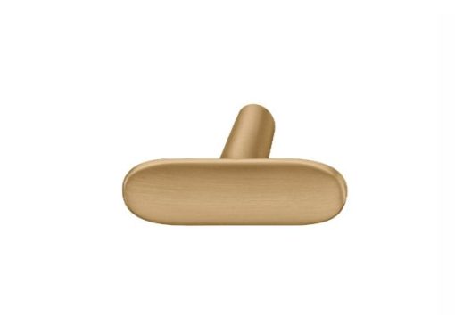 Tay nắm tủ Hafele màu vàng mờ 46mm 106.70.123 - 1