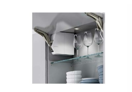 Tay nâng điện nắp đậy màu xám FREE FLAP 1.7 Hafele 372.29.701 - 1