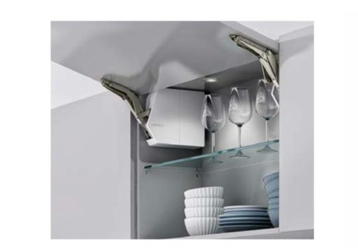 Tay nâng điện nắp đậy màu xám FREE FLAP 3.15 Hafele 372.29.703 - 1