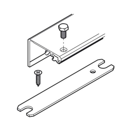 Thanh kết nối cho 1 bên cánh dài 900 mm Hafele 408.30.092 - 3