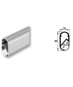 Thanh nhôm treo quần áo 2500mm Häfele 833.72.790