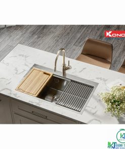 CHẬU RỬA CHÉN BÁT KONOX WORKSTATION TOPMOUNT SINK KN8050TS - 14 CHẬU RỬA CHÉN BÁT KONOX WORKSTATION TOPMOUNT SINK KN8050TS - 13