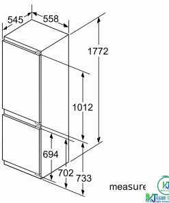 TỦ LẠNH 2 CÁNH BOSCH KIN86AF30O SERIE 6 254 LÍT - 38 TỦ LẠNH 2 CÁNH BOSCH KIN86AF30O SERIE 6 254 LÍT - 37