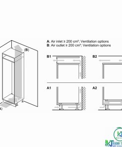 TỦ LẠNH 2 CÁNH BOSCH KIN86AF30O SERIE 6 254 LÍT - 40 TỦ LẠNH 2 CÁNH BOSCH KIN86AF30O SERIE 6 254 LÍT - 39