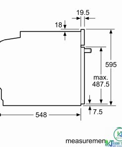 LÒ NƯỚNG ÂM TỦ BOSCH HBG675BB1 SERIE 8 71L NHIỆT PHÂN - 28 LÒ NƯỚNG ÂM TỦ BOSCH HBG675BB1 SERIE 8 71L NHIỆT PHÂN - 27