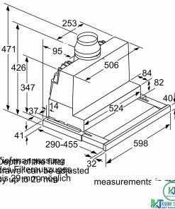 MÁY HÚT MÙI BOSCH DFS067J50B SERIE 8 NGANG 60CM - 27