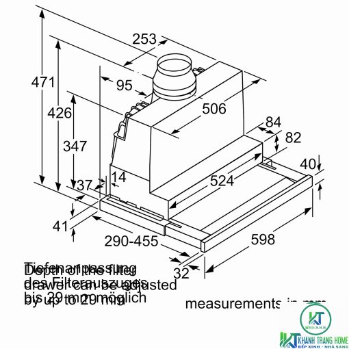 MÁY HÚT MÙI BOSCH DFS067J50B SERIE 8 NGANG 60CM - 9
