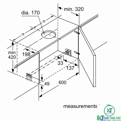 MÁY HÚT MÙI BOSCH DFS067J50B SERIE 8 NGANG 60CM - 11