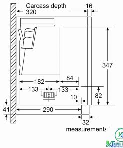 MÁY HÚT MÙI BOSCH DFS067J50B SERIE 8 NGANG 60CM - 35