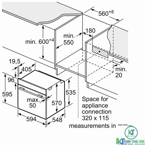 Lò nướng Bosch HBG5575S0A - 11