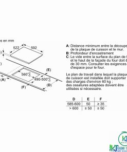 BẾP TỪ BOSCH SERIE 4 PUJ611BB5E 3 VÙNG NẤU 4600W - 25